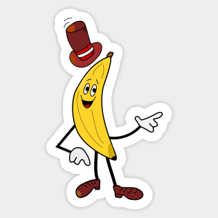 Banana Dandy Sticker